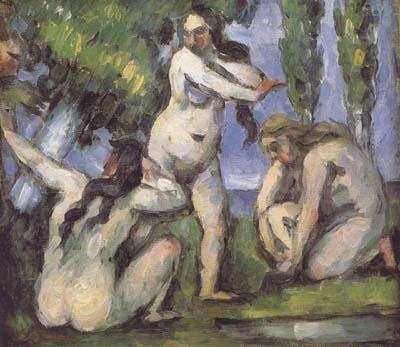 Paul Cezanne Three Bathers (mk06)